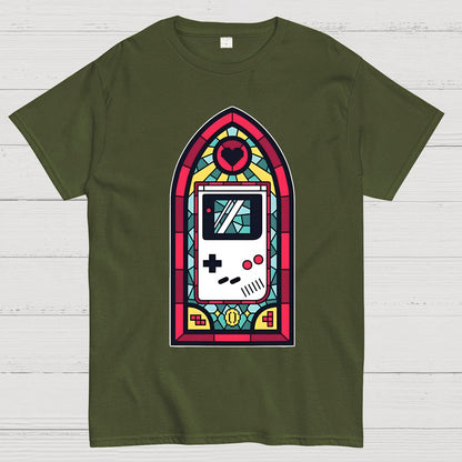 8bit Stained Glass Geek T-Shirt