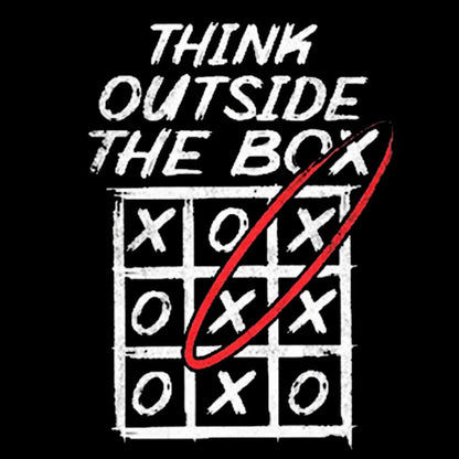 Think Outside The Box Nerd Geek Cotton Sweatshirt