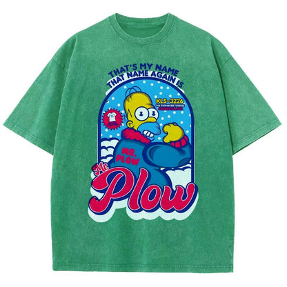 Mr. Snowplow Vintage Distressed T-shirt