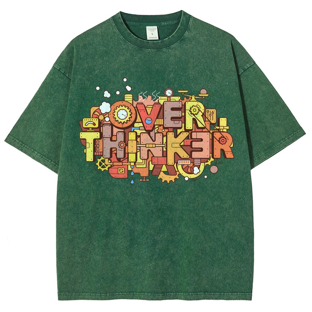 The Overthinker! Vintage Distressed T-shirt