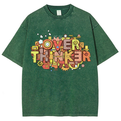 The Overthinker! Vintage Distressed T-shirt
