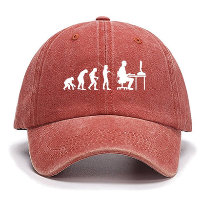Computer Worker Evolution Hat, programmer Cotton Hat
