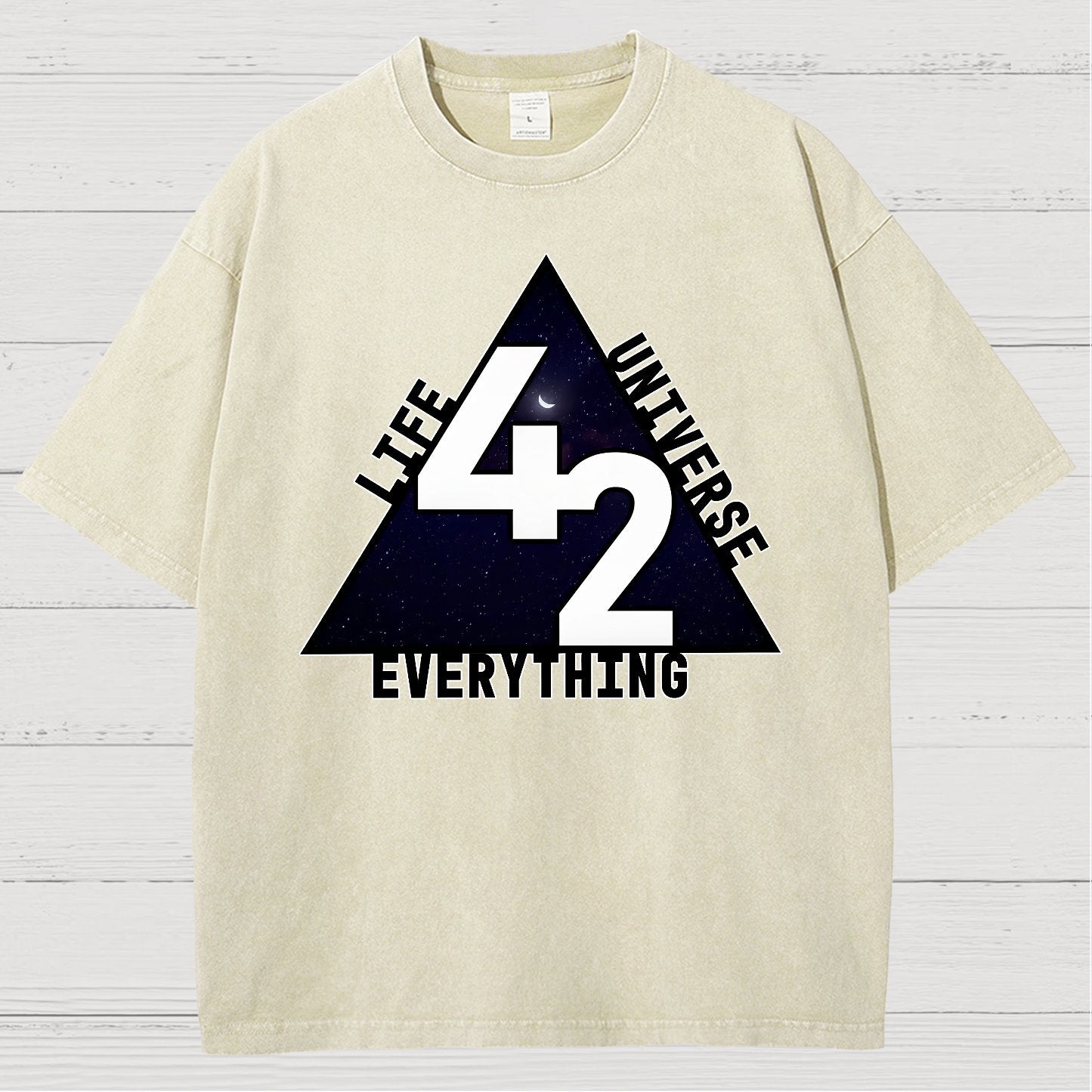 Life, the Universe, and Everything Vintage Distressed T-shirt