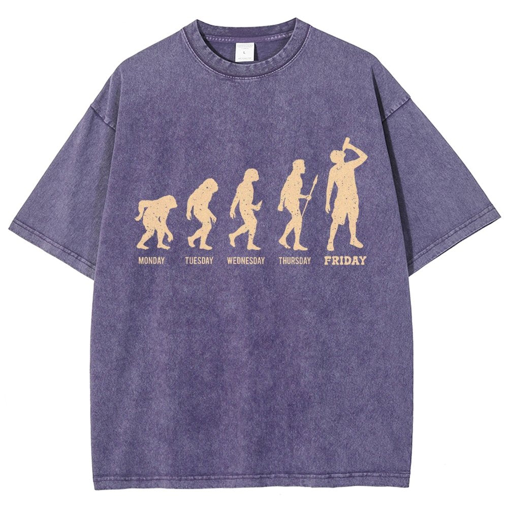 Weekvolution Vintage Distressed T-shirt