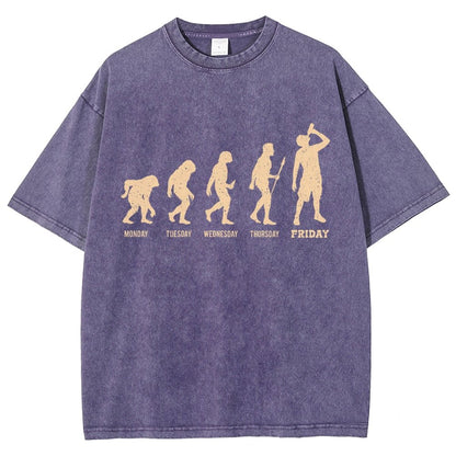 Weekvolution Vintage Distressed T-shirt