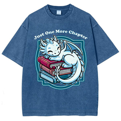 Just One More Chapter Vintage Distressed T-shirt
