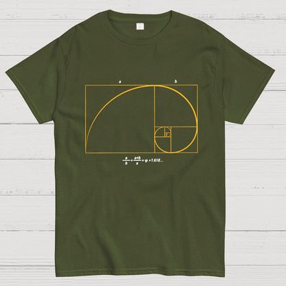 Fibonacci Shirt ∙ Math Art ∙ Science Engineer Geeky T-Shirt
