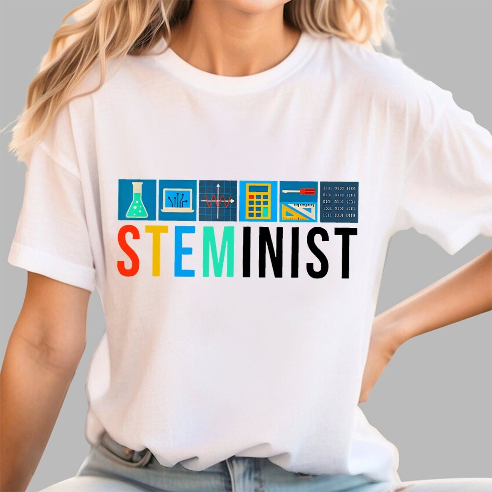 Steminist Science Technology Engineering Math STEM Unisex Geek T-Shirt