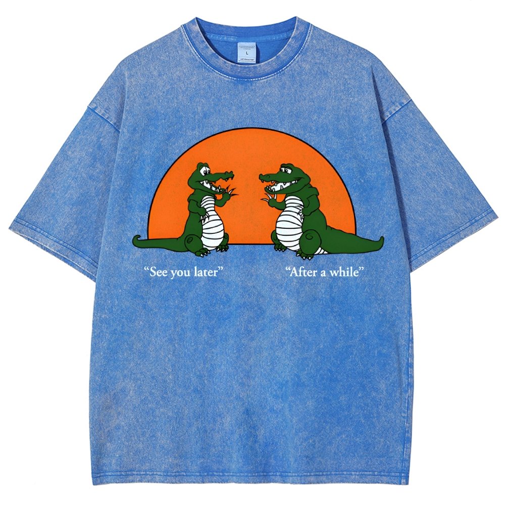 See You Later Alligator Vintage Distressed T-shirt
