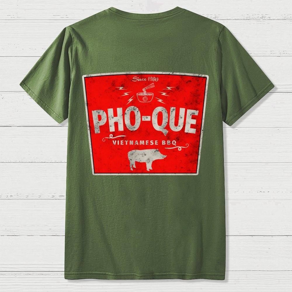 Pho Que Back Printing Geek T-Shirt