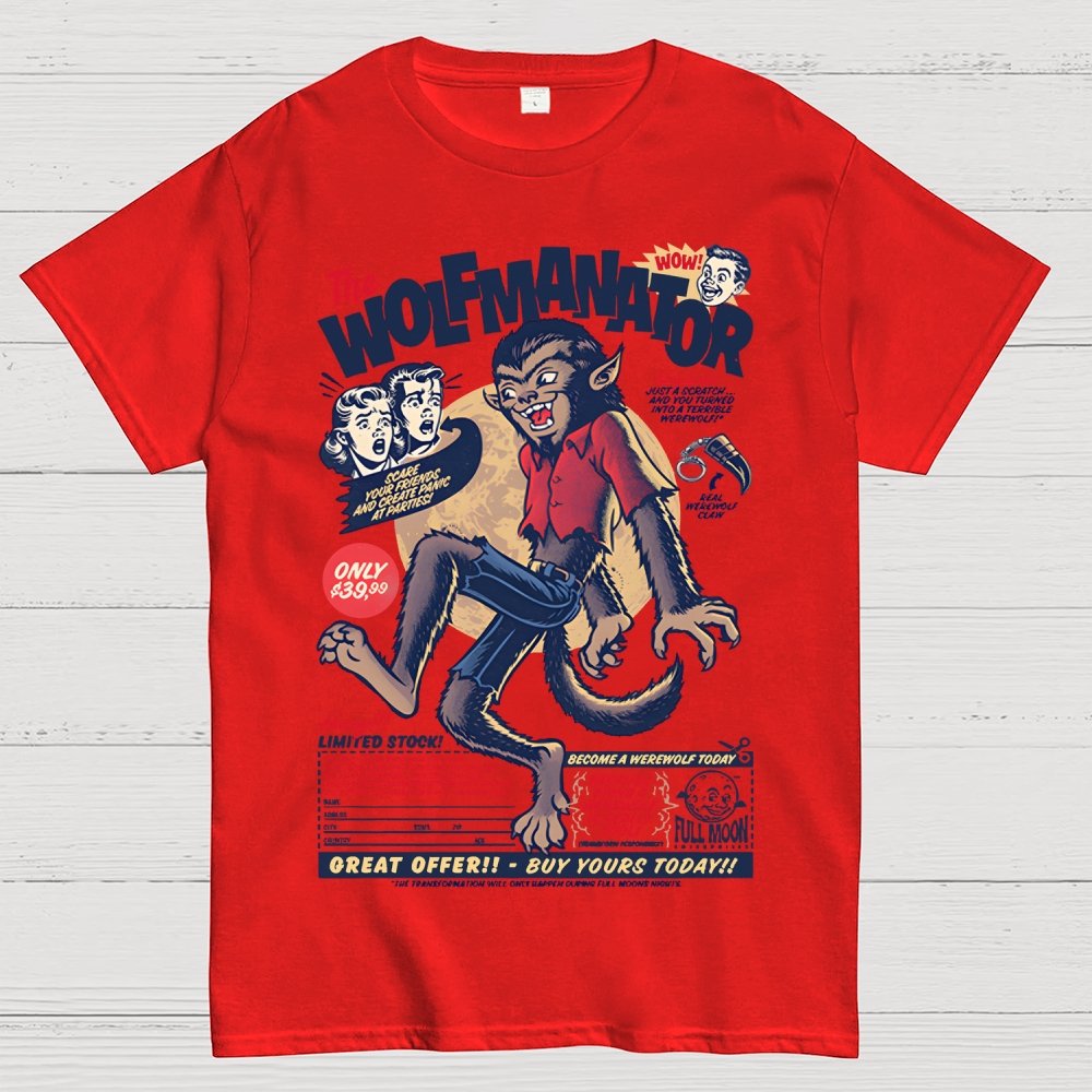 Wolfmanator Geek T-Shirt