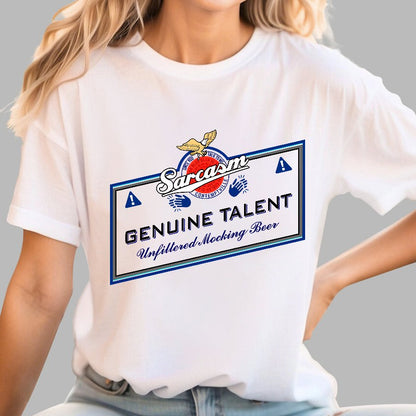 Sarcasm Genuine Talent Geek T-Shirt