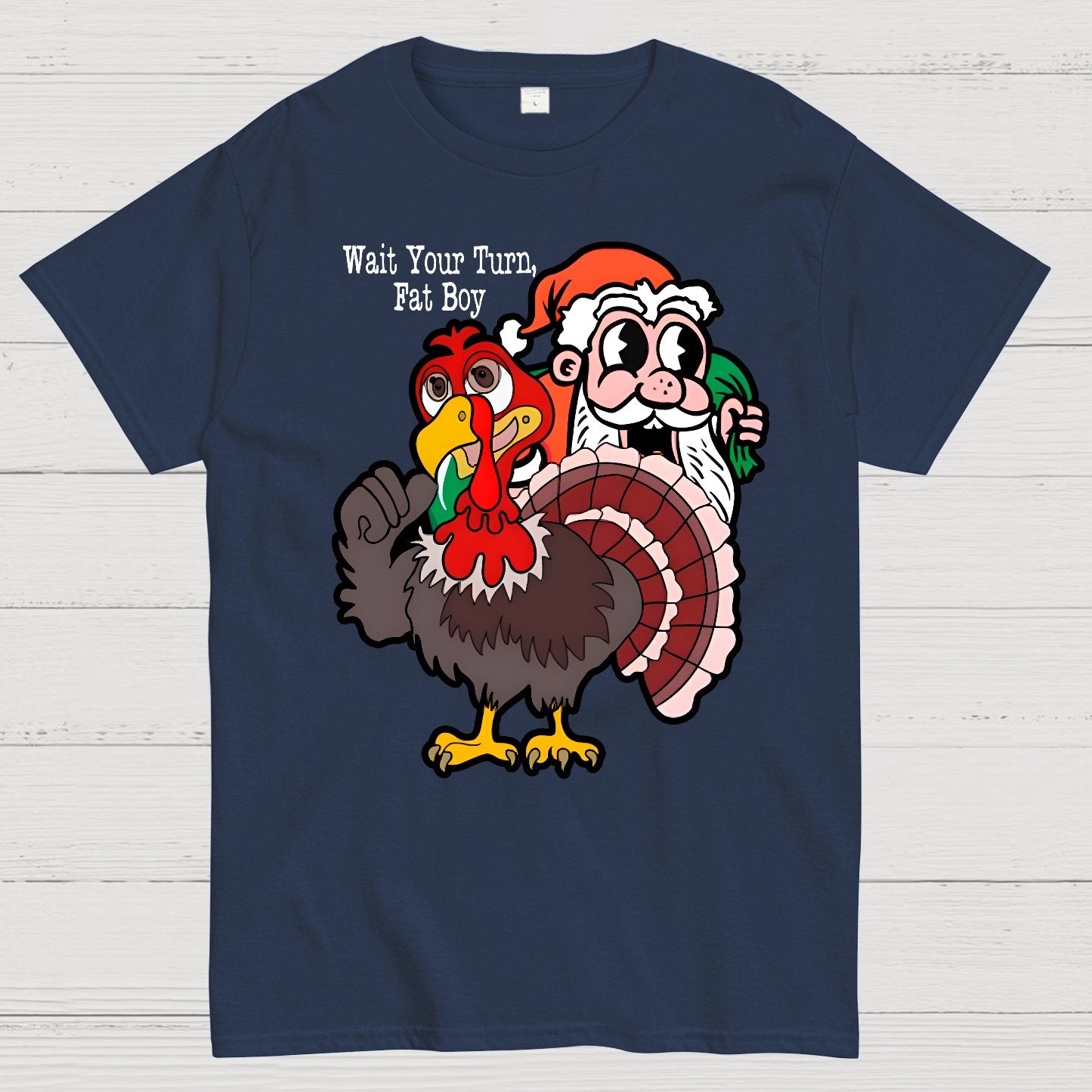 Wait Your Turn, Fat Boy Geek T-Shirt