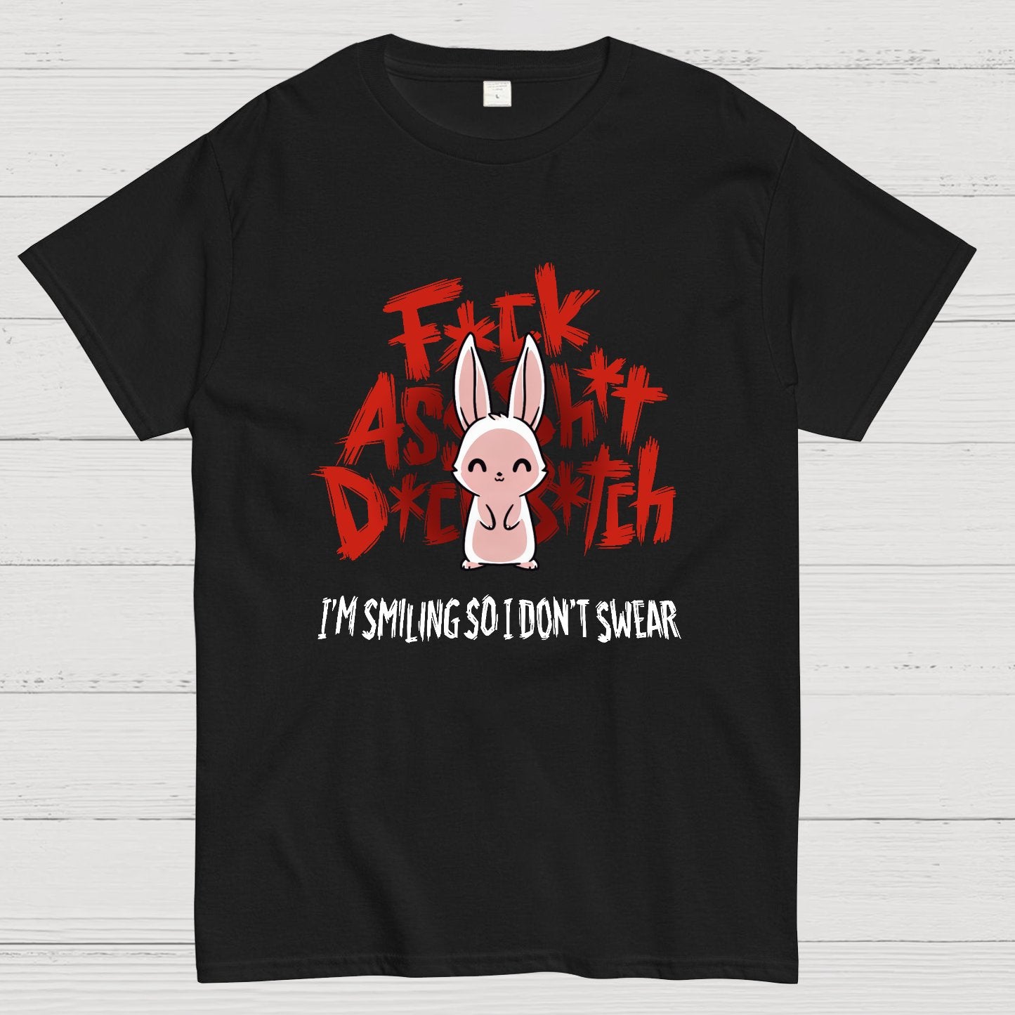 I‘m Smiling So I Don't Swear Geek T-Shirt