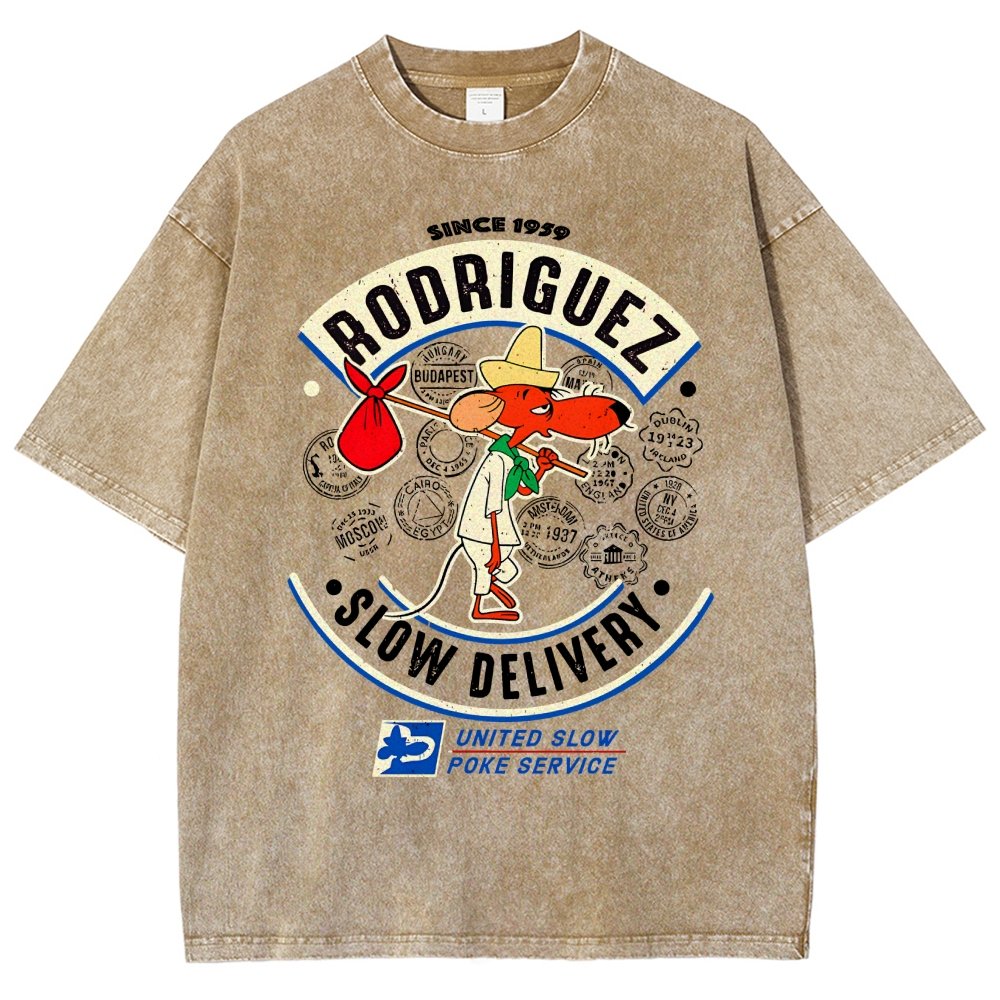 Slowpoke Delivery Service Vintage Distressed T-shirt