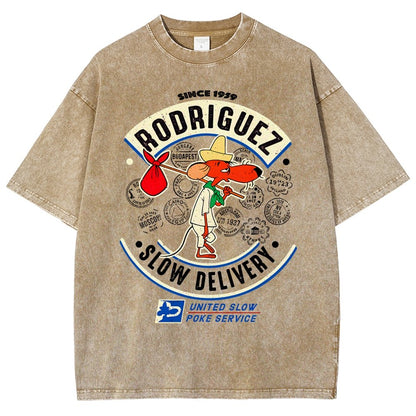 Slowpoke Delivery Service Vintage Distressed T-shirt