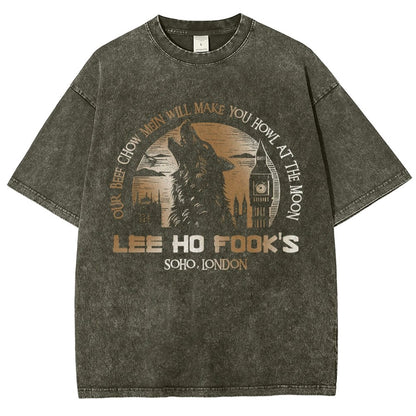 Werewolves of London - Howl at the Moon Vintage Distressed T-shirt
