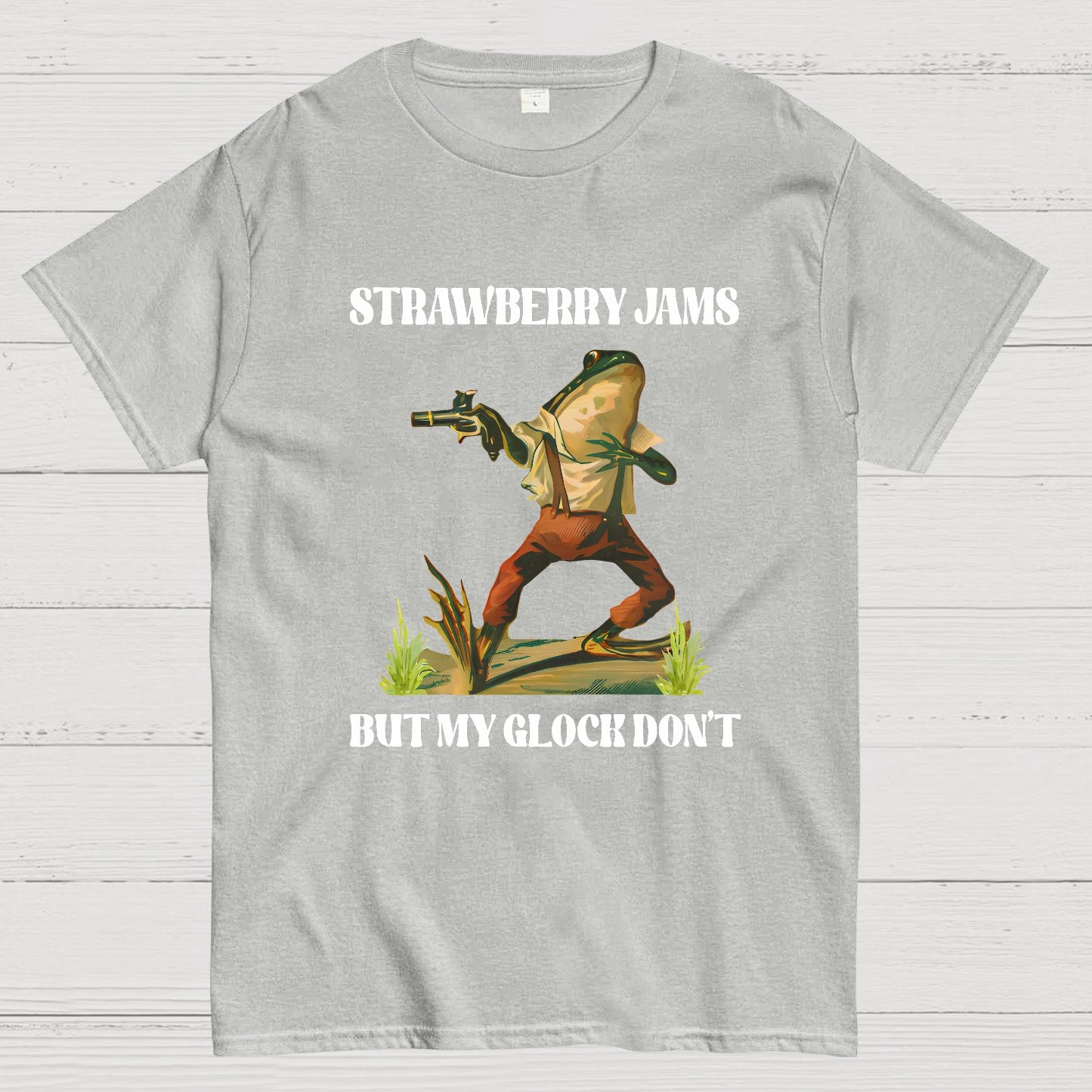 Strawberry Jams But My Glock Don't T-Shirt