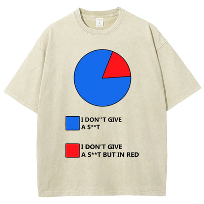 I Don't Give A S**t Vintage Distressed T-shirt