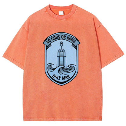 No Gods Or Kings Only Man Vintage Distressed T-shirt