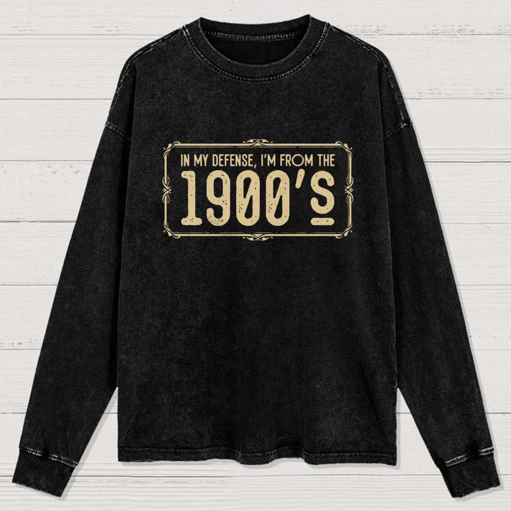 Cut Me Some Slack Washed Long Sleeve Tee