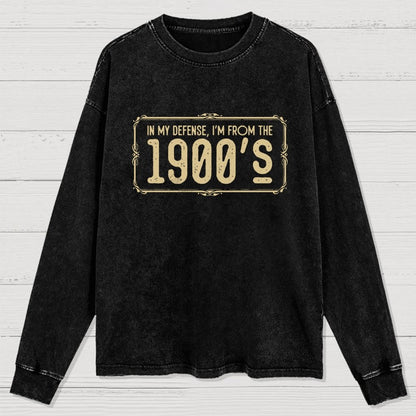 Cut Me Some Slack Washed Long Sleeve Tee