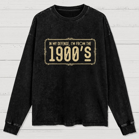 Cut Me Some Slack Washed Long Sleeve Tee