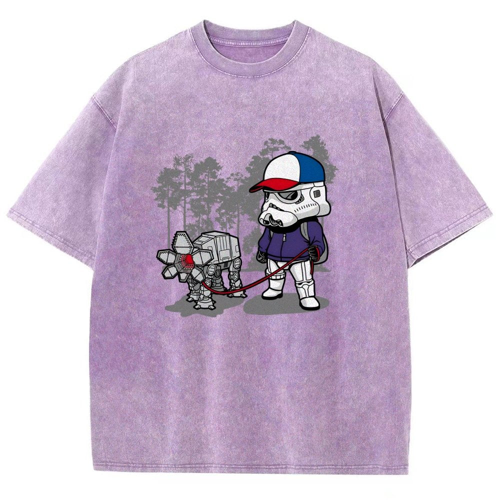 Stranger Duo Vintage Distressed T-shirt