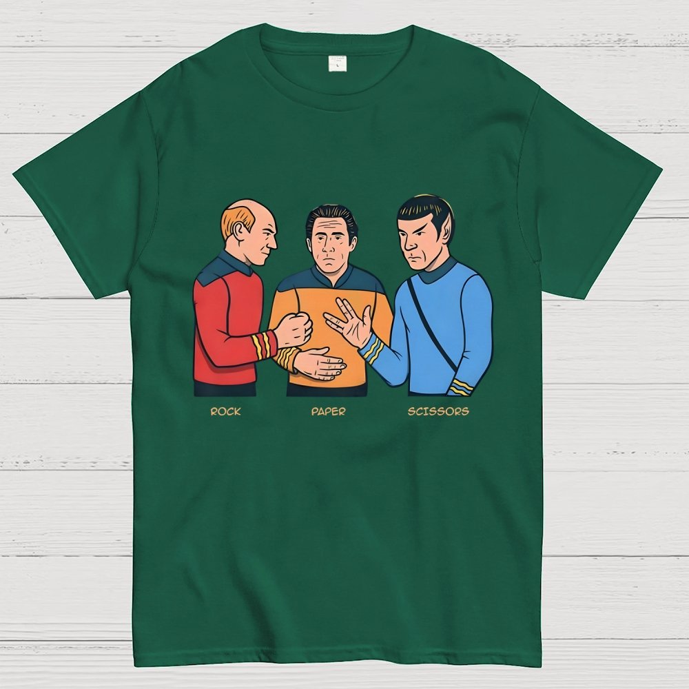 Rock Paper Salute Unisex Geek T-Shirt