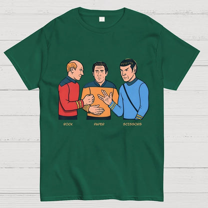 Rock Paper Salute Unisex Geek T-Shirt