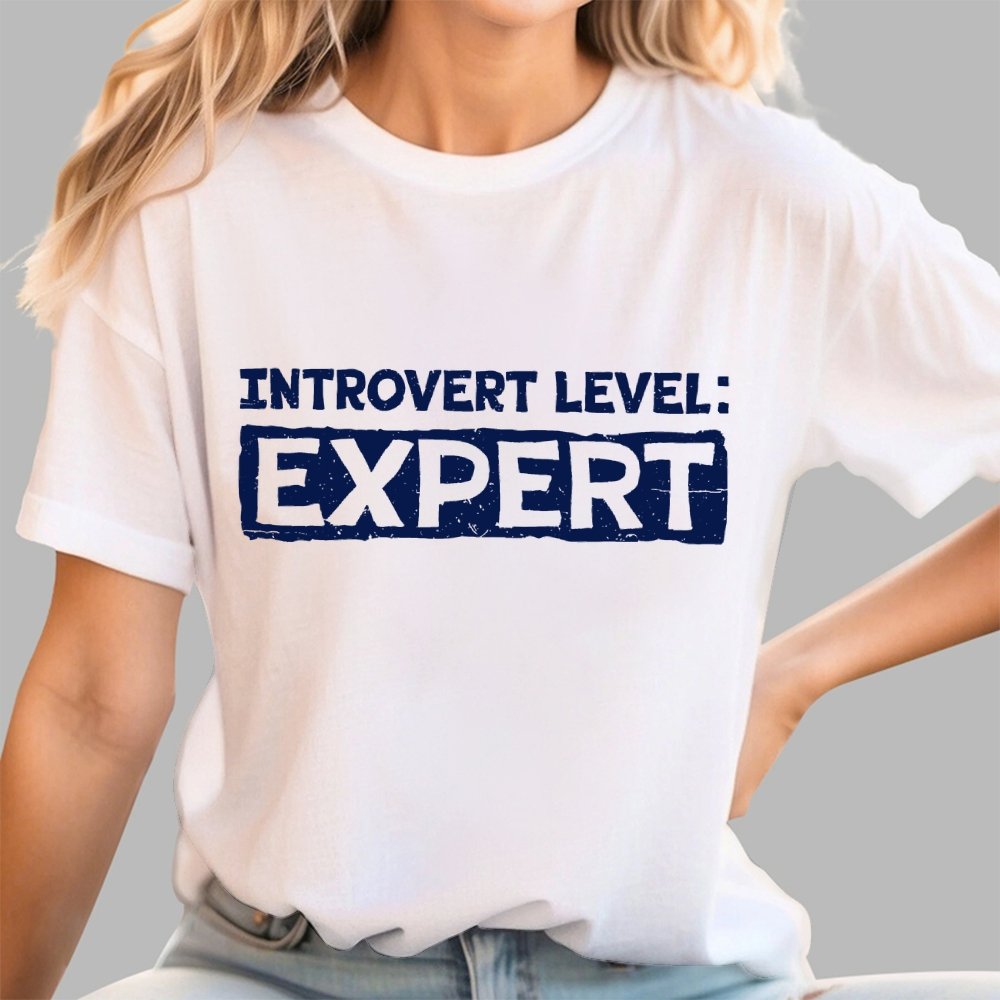 Introvert Level Expert  Geek T-Shirt