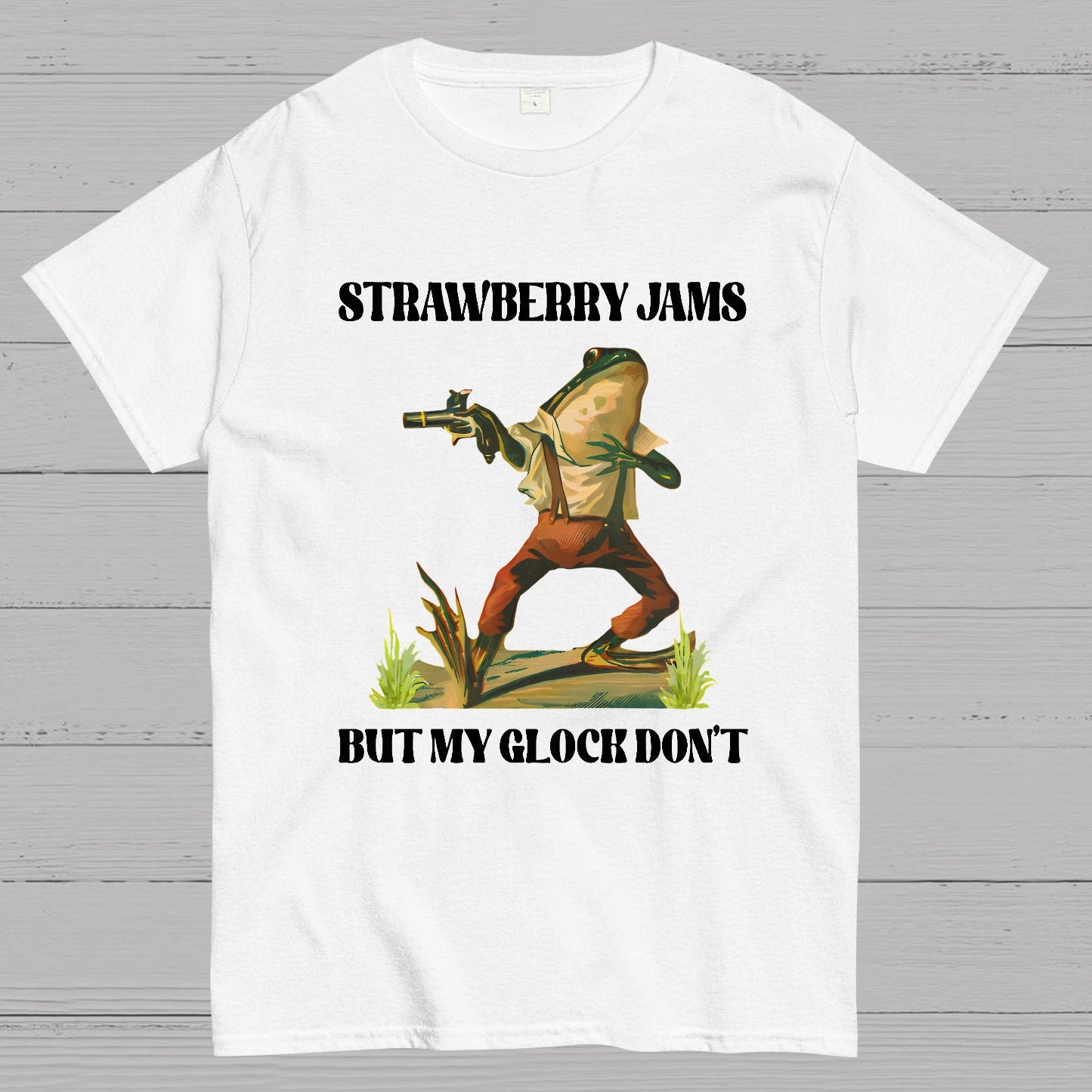 Strawberry Jams But My Glock Don't T-Shirt