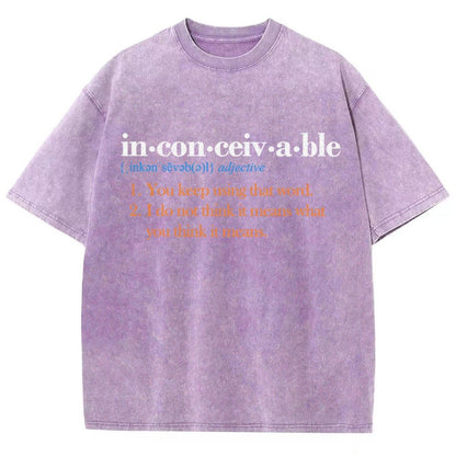 In-con-ceiv-a-ble Vintage Distressed T-shirt