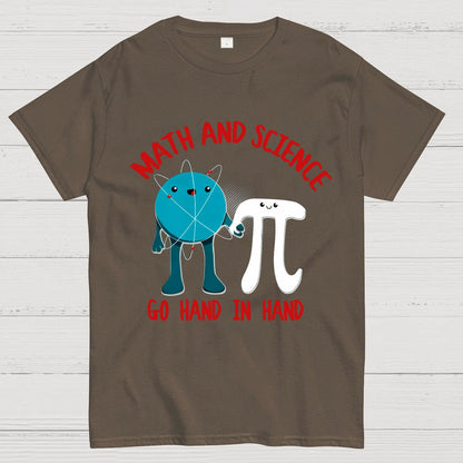 Math & Science - Friends Forever Geeky T-Shirt