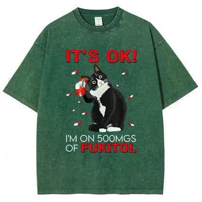 It's Ok Vintage Distressed T-shirt
