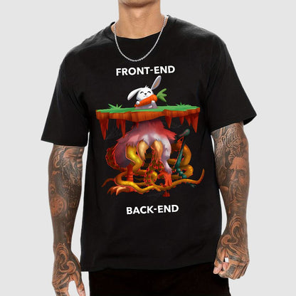 Front-End - Back-End Geek T-Shirt