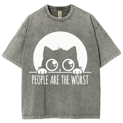 People Are The Worst Vintage Distressed T-shirt