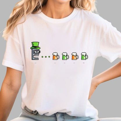 St. Patty’s Robot Geek T-Shirt
