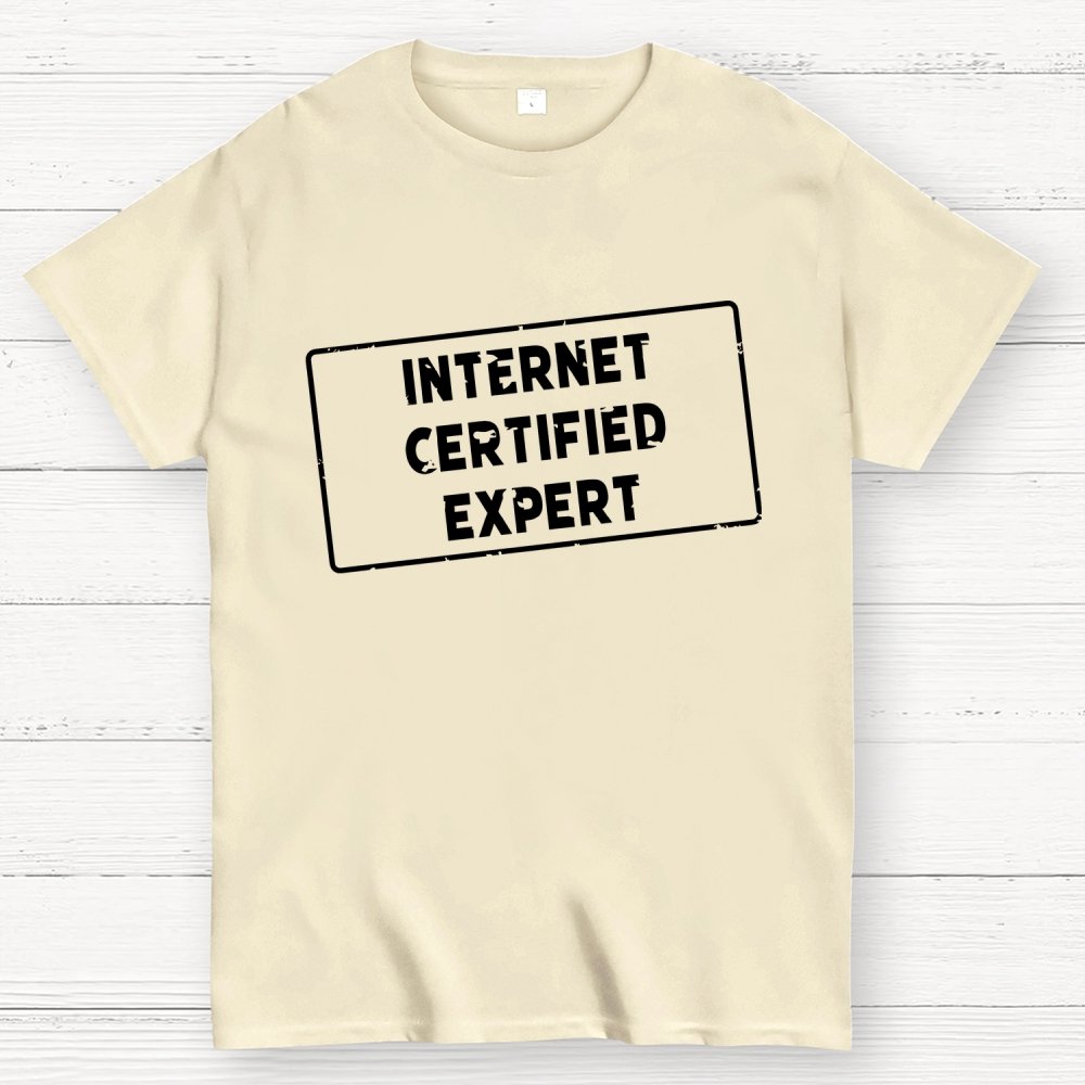 Internet Certified Expert Geek T-Shirt