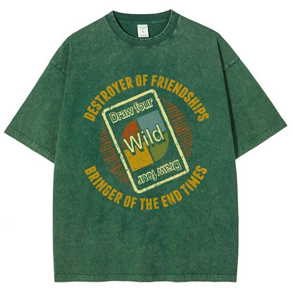 Destroyer of Friendships Vintage Distressed T-shirt