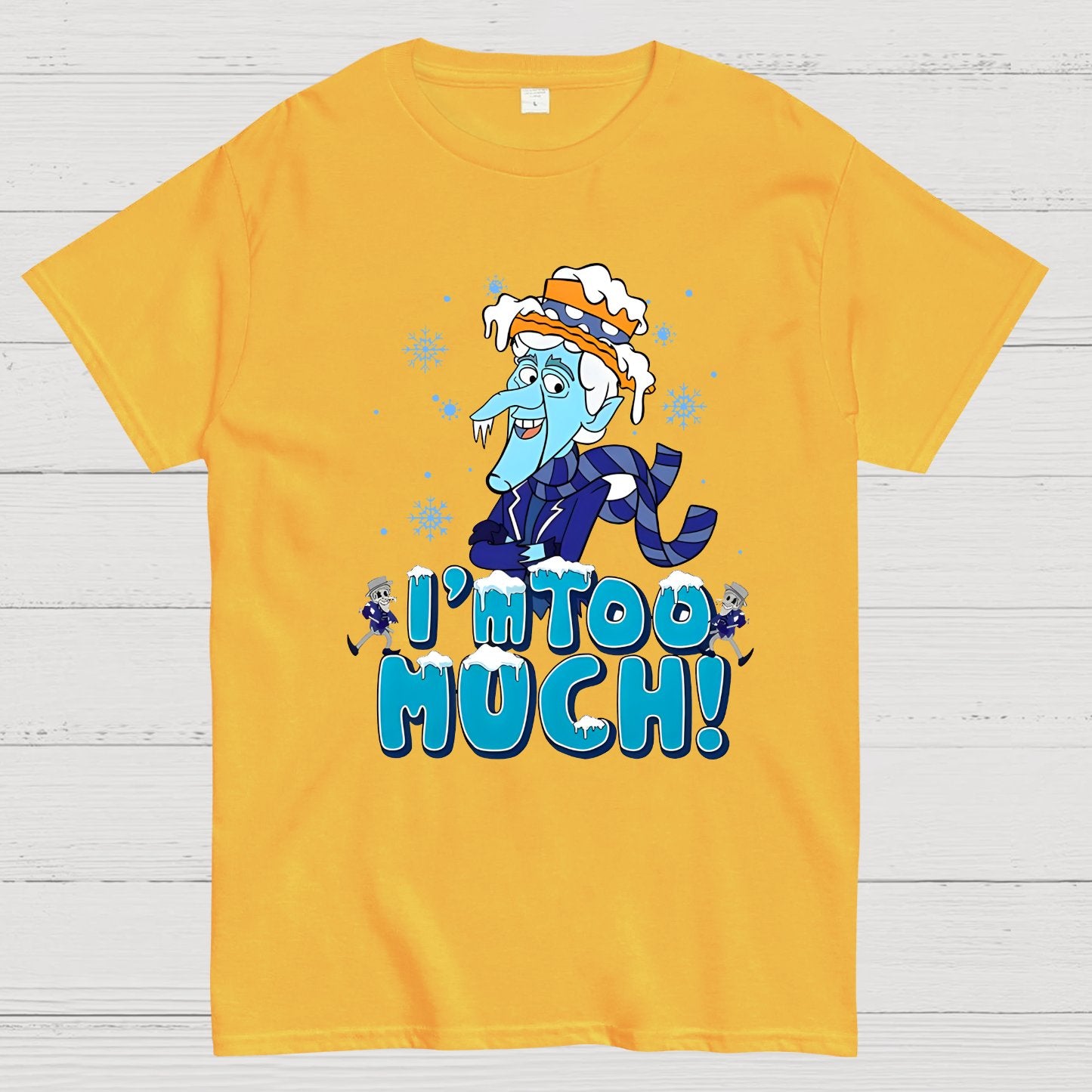 Winter Brothers' Christmas Matching I'm Too Much Geek T-Shirt