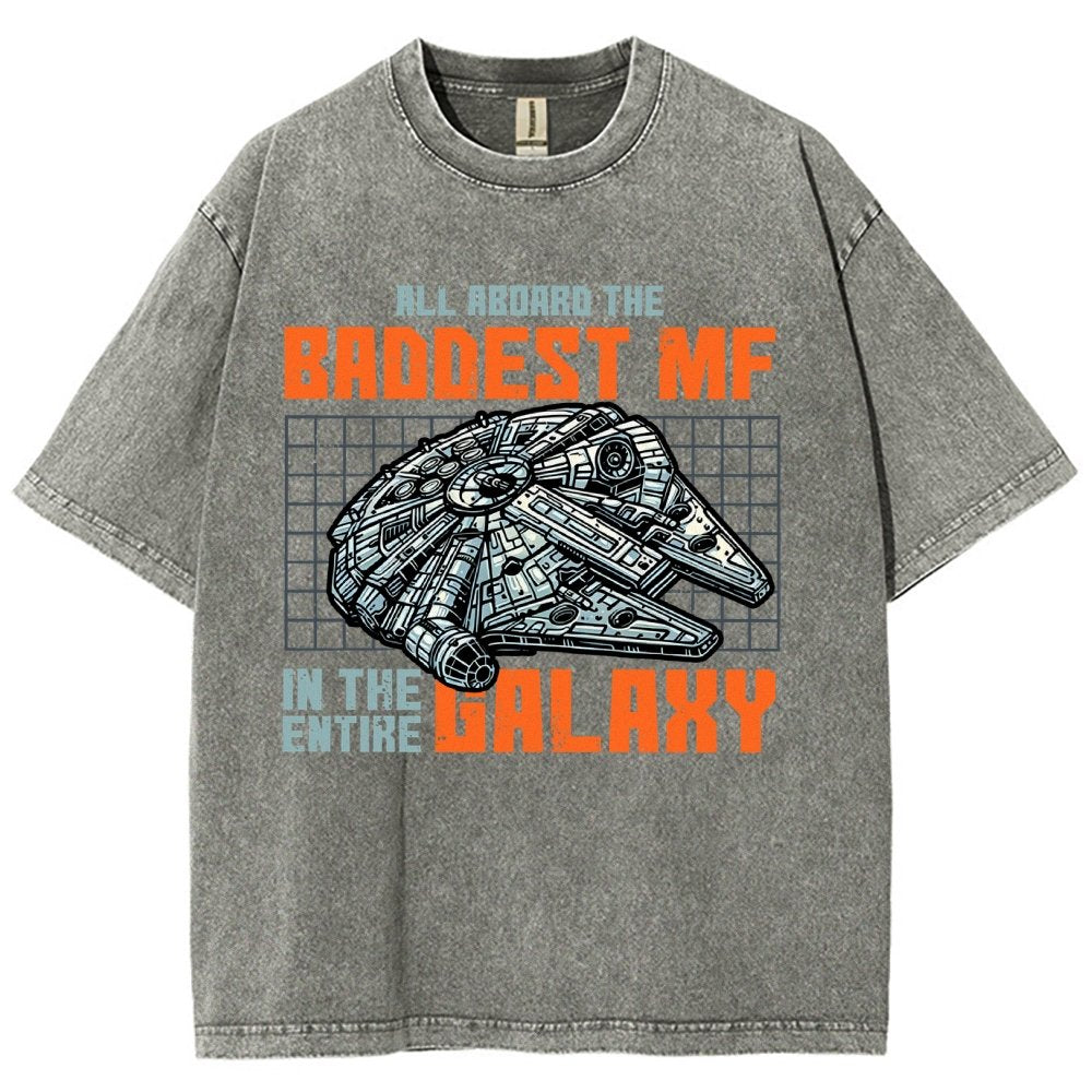 Baddest in the galaxy Vintage Distressed T-shirt