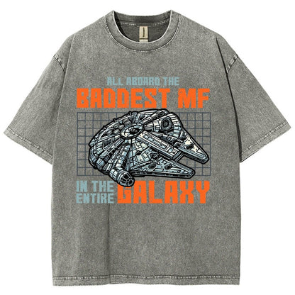 Baddest in the galaxy Vintage Distressed T-shirt