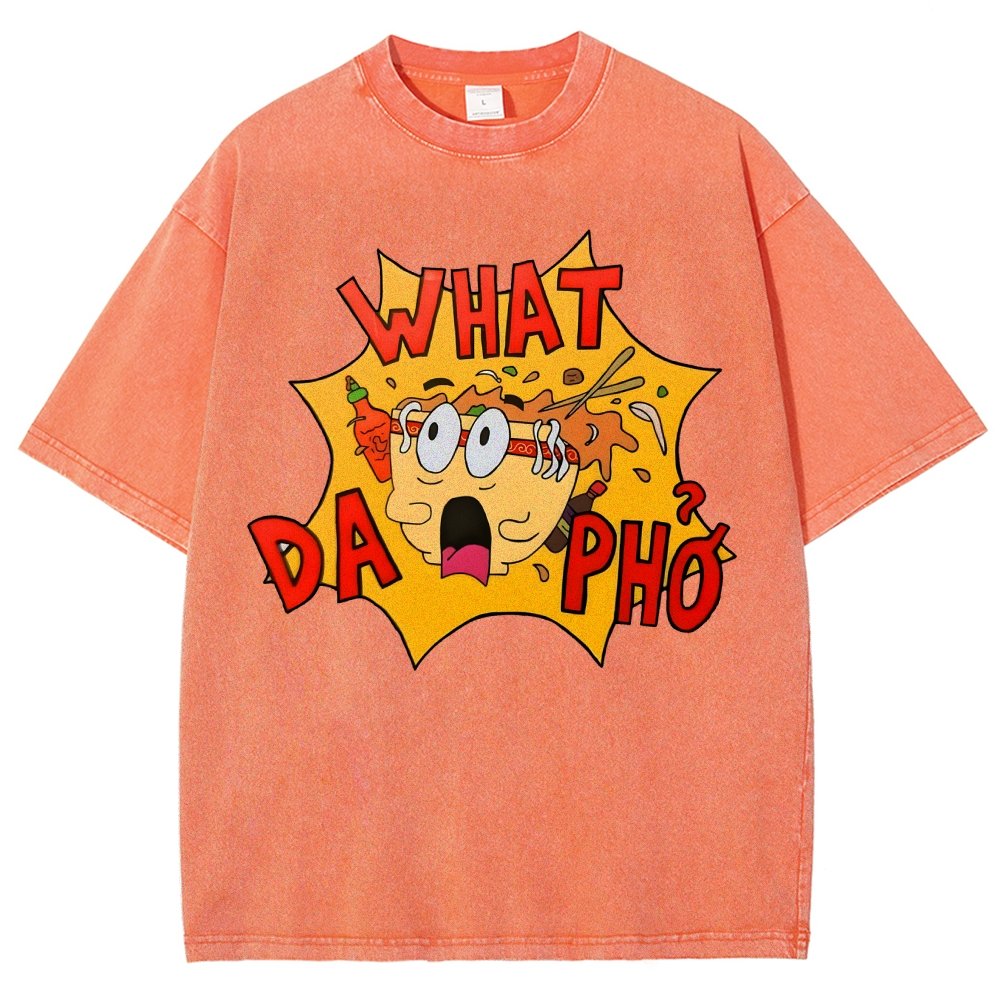 What Da Pho?Vintage Distressed T-shirt