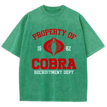 Property of Cobra Vintage Distressed T-shirt
