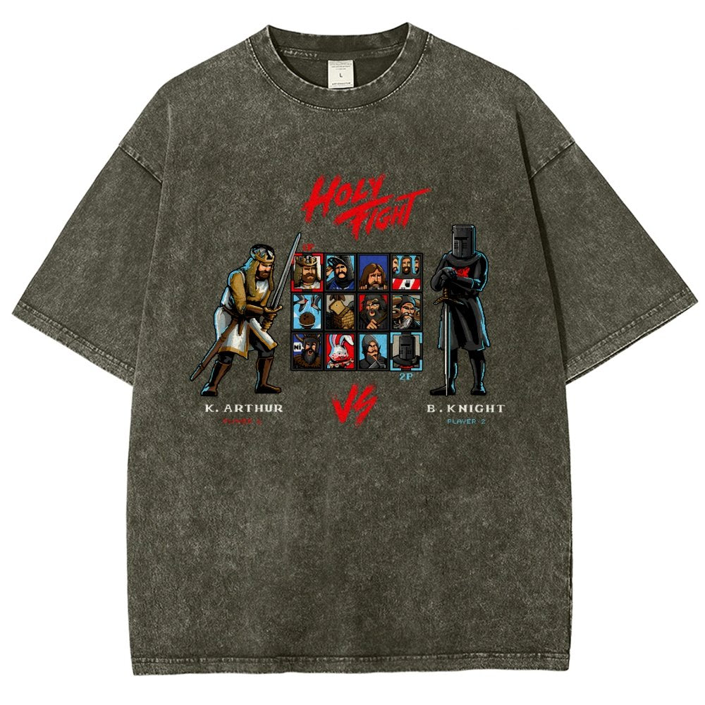 Holy Fight Vintage Distressed T-shirt