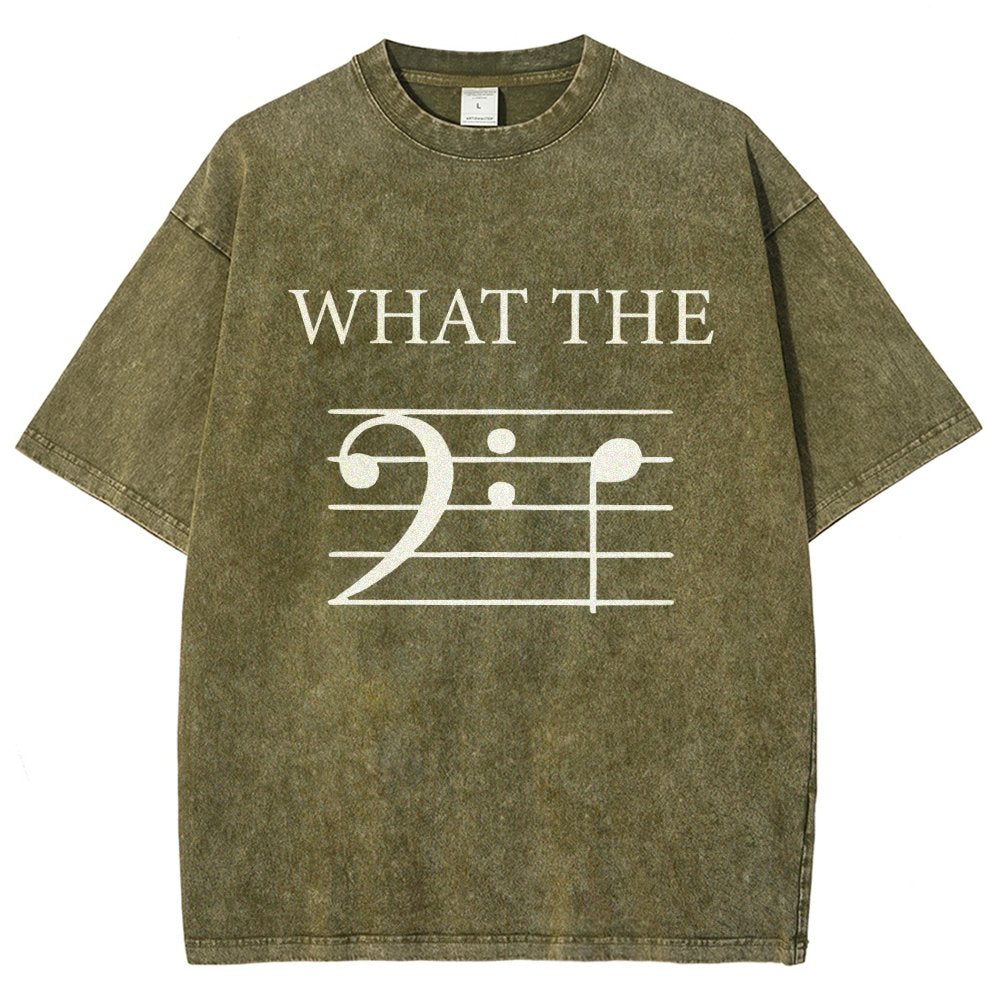 What The F (Bass) Vintage Distressed T-shirt