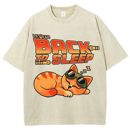 Back To Sleep Vintage Distressed T-shirt