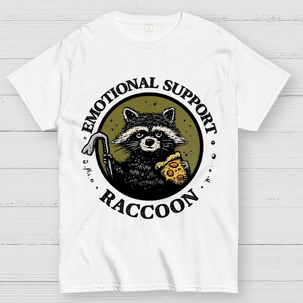 Emotional Support Raccoon Geek T-Shirt
