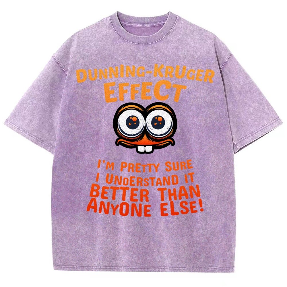 Dunning-Kruger-Effekt Vintage Distressed T-shirt